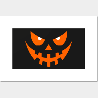 Halloween Scary Horror Face Posters and Art